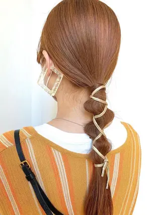 ロング 森綱 悠 /ボブ/ブリーチのヘアスタイル