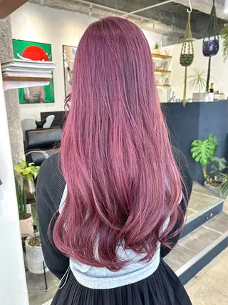 ロング カラー 暖色カラー/天神/ ヘイマサクラのヘアスタイル