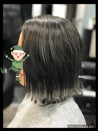 ミディアム カラー ヘアサロンオスカー 岸和田蛸地蔵店のヘアスタイル