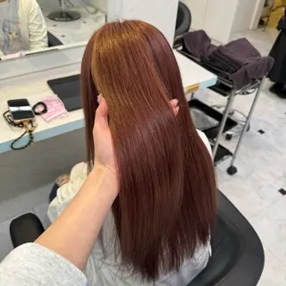 ロング カラー 🩷モテ髪＆透明感 🩷ミルクティー🩷のヘアスタイル