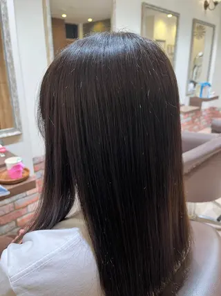 セミロング 似合わせカットパーマ 長峯丈士のヘアスタイル
