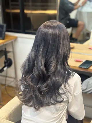 ロング 圧倒的透明感カラー 福島駅/りなのヘアスタイル