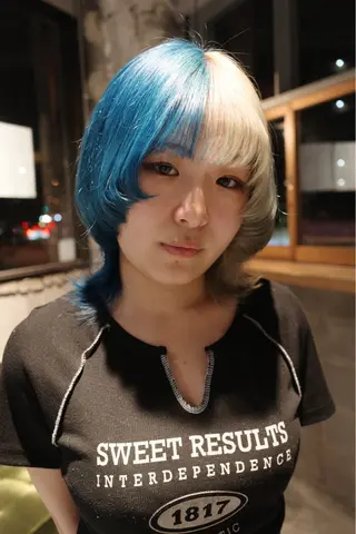 カラー MIKU /カラー/ハイトーンのヘアスタイル