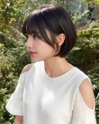 ショート カラー 女性が憧れる ショート/角田愛和のヘアスタイル