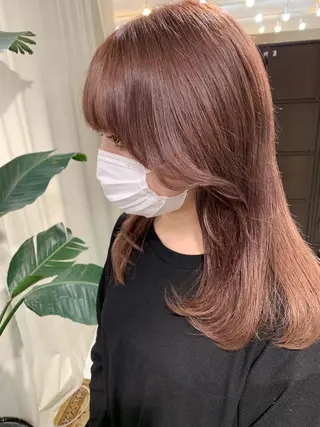 セミロング カラー 【韓国風くびれヘア】 joule小木曽輝のヘアスタイル