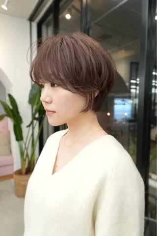 ショート 地毛風縮毛/ 巻ける縮毛/山下凌生のヘアスタイル