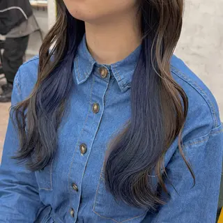 ロング カラー JUNSHIN🦋 ヘアセット／カラーのヘアスタイル