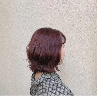 ショート カラー ボブ ブリーチ/miinaのヘアスタイル