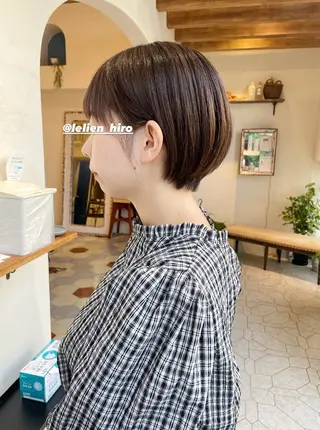 ショート カラー 艶髪/艶カラー/縮毛 /   タキダのヘアスタイル