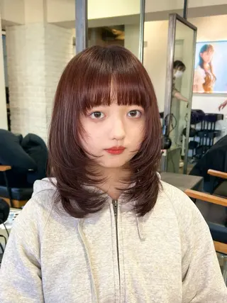 ミディアム 【くびれヘア】 joule小木曽輝のヘアスタイル