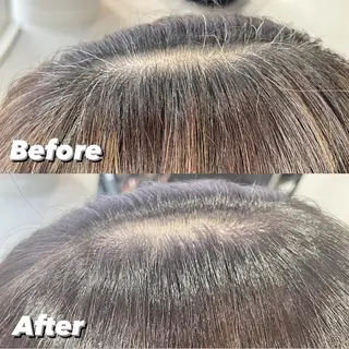 ミディアム カラー One By The Ect所属・ショート/脱白髪染め ☆宇﨑悠実のヘアスタイル