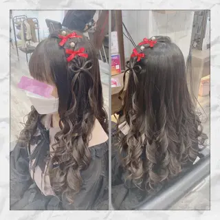 ロング ヘアアレンジ ヘアセット/着付け 𓇼 松本 夏美𓇼のヘアスタイル