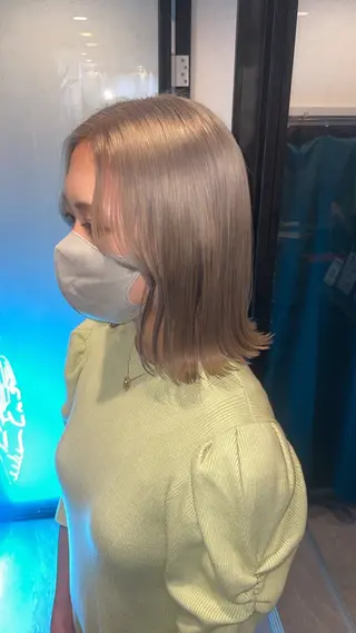 カラー リーフレ所属・榊原 七菜花のヘアスタイル
