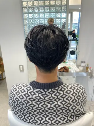 パーマ メンズ 無料ショートモデル 募集中❗️秋山ひらいのヘアスタイル