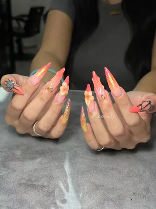 ネイル if Hair＆Nail Salon所属・IKA /海外ネイル /個性派/ワンホンのネイルデザイン