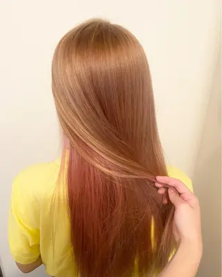 ロング ブリーチ/髪質改善 shiinaのヘアスタイル