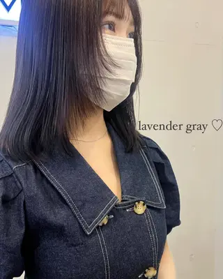 ミディアム カラー mizuho🐈⬛ 艶髪¦ダークトーンのヘアスタイル