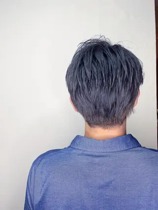 ショート カラー メンズ 💐レイヤー/透明感 カラー💐智口彩香のヘアスタイル