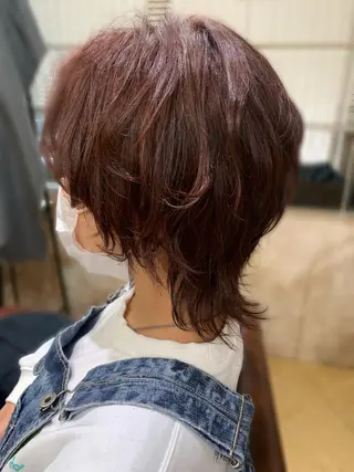 ショート カラー 髪質改善＆韓国風 RINAのヘアスタイル