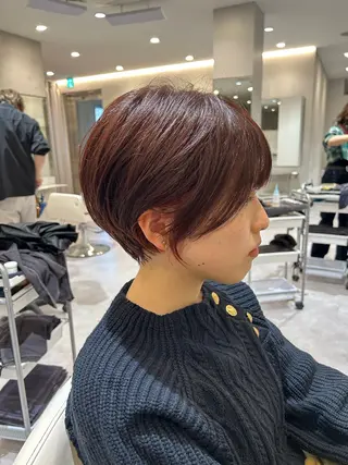 ショート カラー lmu by if所属・久保 亮太のヘアスタイル