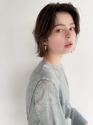 ミディアム カラー パーマ 💖美髪改善💖 辻未侑のヘアスタイル