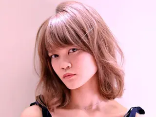 ミディアム カラー 吉祥寺aivee 若手注目スタッフのヘアスタイル