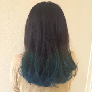 カラー 龍 門のヘアスタイル