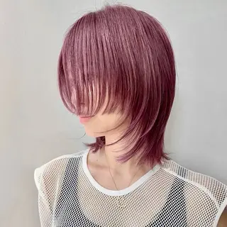 ミディアム カラー ハイトーンカラー/ さらさのヘアスタイル