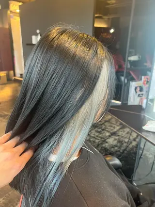 セミロング カラー Soul eater KANATAのヘアスタイル