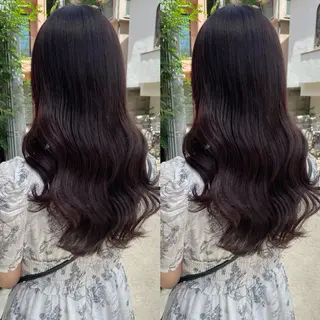 ロング カラー kana ブリーチなしカラー✨のヘアスタイル