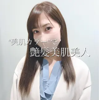 セミロング カラー 【悩み解決!美髪へ】 店長 平間 響のヘアスタイル