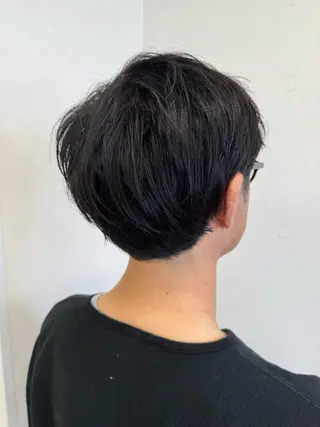 ショート メンズ パーマ/ハイトーン /吉田眞のヘアスタイル