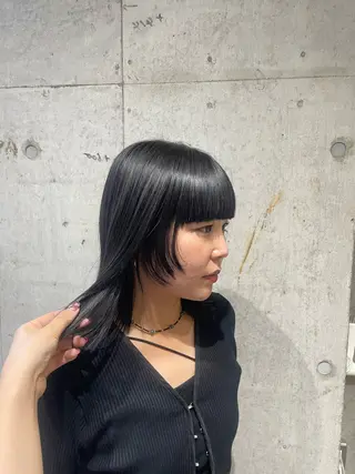 ミディアム MASHIRO💎 透明感カラー/カットのヘアスタイル