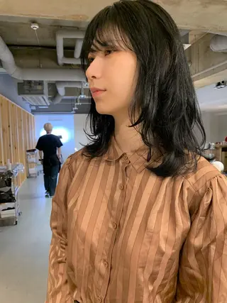 ミディアム カラー tension 【テンション】のヘアスタイル