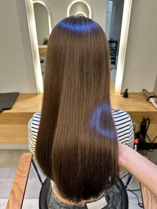 ロング カラー 中村 かおりのヘアスタイル