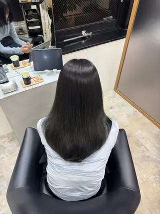 ロング AHNKISM所属・似合わせカット/ 髪質改善🦋【堀江】のヘアスタイル