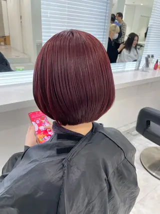 カラー ♡艶髪ブラウン himi♡のヘアスタイル
