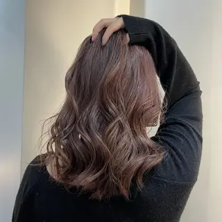 ミディアム カラー ハイトーン/アレンジ 🎀アオイ🎀のヘアスタイル