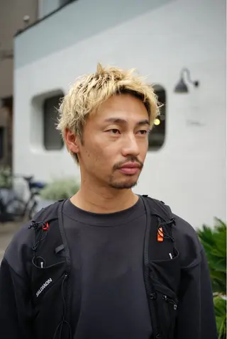 ショート パーマ メンズ 美容室soi所属・メンズ特化/石田 凱土のヘアスタイル