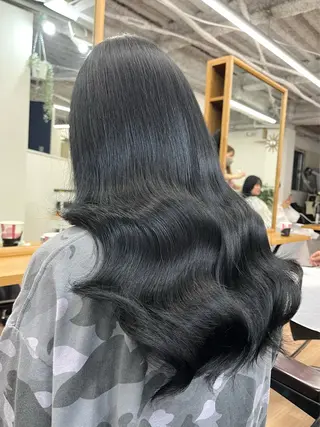 ロング カラー パーマ ヘアアレンジ メンズ 💎髪質改善特化💎 RUITOのヘアスタイル