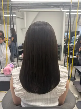 セミロング カラー ハイトーン/髪質改善 🦋KASUGA🖤のヘアスタイル