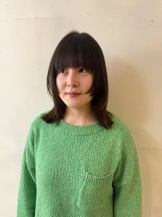 ミディアム riko*.+ﾟ 韓国風パーマのヘアスタイル