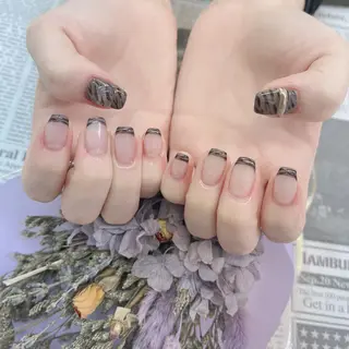 ネイル 🦋ネイルサロン ブラン🌈ゆりのネイルデザイン