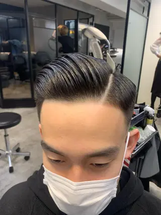 ショート メンズ 及川シゲル 髪質改善講師のヘアスタイル