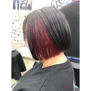 ショート カラー 推しカラー✨ オタク美容師ユウカのヘアスタイル