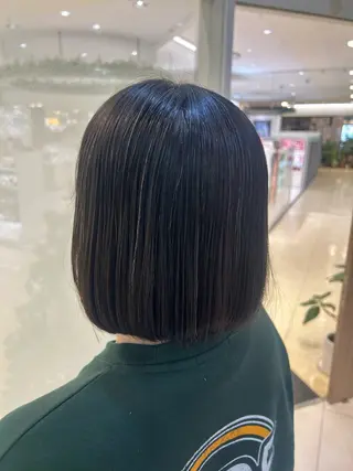 ショート パーマ 艶質改善/縮毛矯正 ササキナツミのヘアスタイル