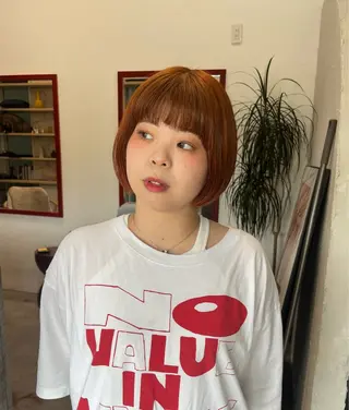 ショート カラー 金沢市/美容師/ 岡島由希美のマツエク・マツパデザイン