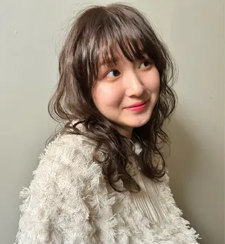 セミロング neelu所属・安藤 琢真のヘアスタイル