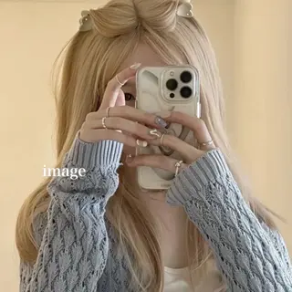 ロング 韓国ガーリー🤍ハイ トーン🤍Ayanaのヘアスタイル