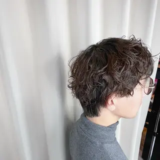 パーマ メンズ かなざわ みかのヘアスタイル
